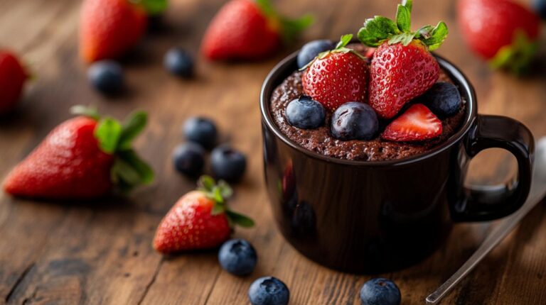 Mug Cakes Peu Caloriques : Transformez vos Légumes en Desserts Protéinés au Micro-Ondes