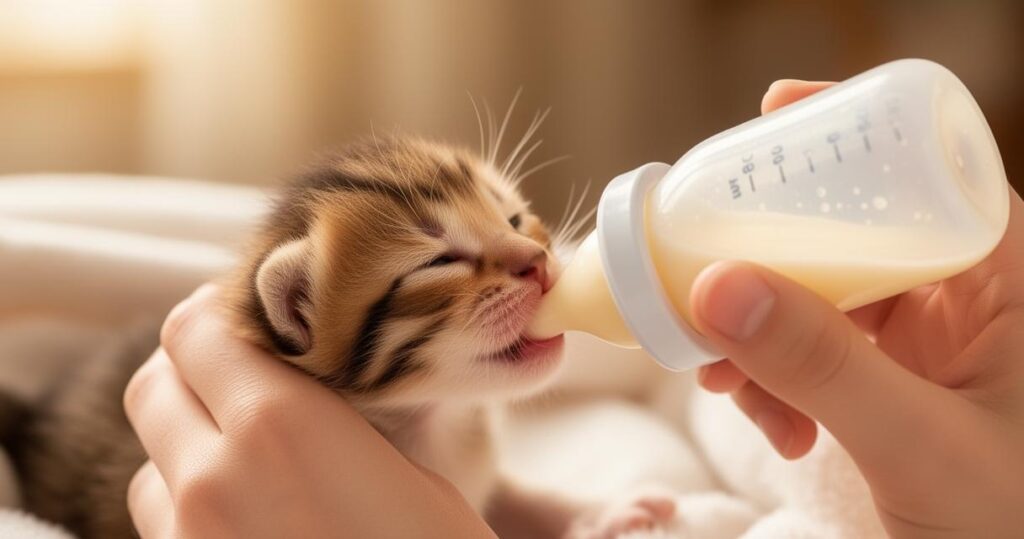 Biberon pour chat : pour assurer son développement et sa croissance – Guide pour éviter la malnutrition des chatons orphelins